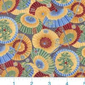  45 Wide Kimono Parasols Multi Fabric By The Yard Arts 