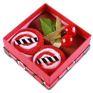   Box)Chocolate Dessert Gift Box Towel Favors, Gift Idea