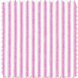  Ticking Hot Pink Doodlefish Fabric by the Yard Baby