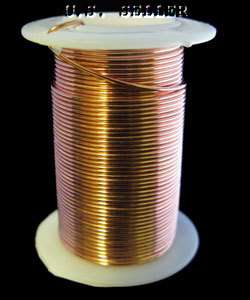 TARNISH RESISTANT WIRE COPPER COLOR 16ga 8yd SPOOL  