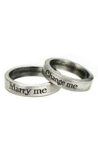 Twilight Eclipse Marry & Change Me Ring Set Size 7 & 10  