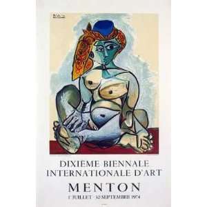  Femme Au Bonnet Turc, Menton, 1974 By Pablo Picasso 