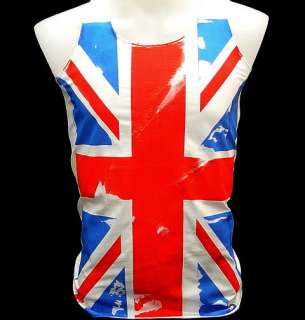 UK British Union Jack Flag Punk Rock Tank T Shirt S  