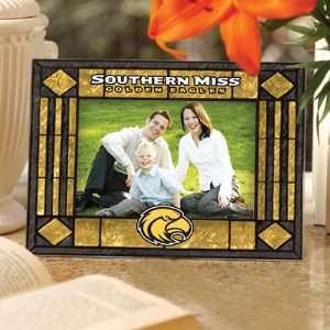 NCAA Southern Miss Golden Eagles Glass Mosaic Picture Frame 
