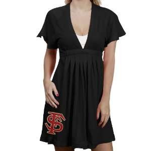   Seminoles (FSU) Ladies Black Burner V neck Dress: Sports & Outdoors