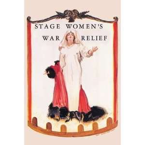  Stage Womens War Relief James Montgomery Flagg. 12.00 