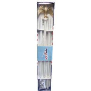 Deluxe 6 Ft House/porch/wall Flagpole Flag Pole w/ Flag:  