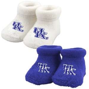  Kentucky Wildcats Infant 2 Pack Bootie Socks Sports 