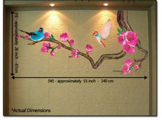 Japanese Ume Flower Tree Wall STICKER Removable Decal  