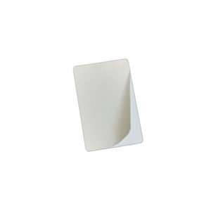   Blank 10mil White Adhesive Credit Card Size PVC Cards  500pk White