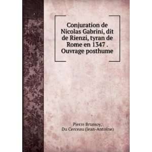   . Ouvrage posthume Du Cerceau (Jean Antoine) Pierre Brumoy Books