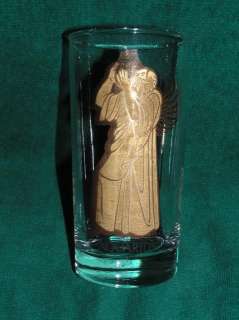 Vintage Zodiac Aquarius Tall Drinking Glass EUC  