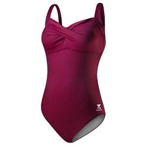  TYR Solid Twisted Bra Tank: One Piece: Sports & Outdoors