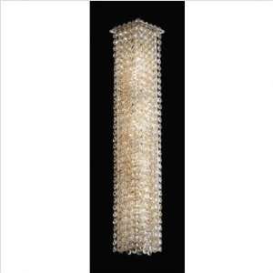  Nulco Rhapsody Four Light Vee Sconce with Malibu Crystal 