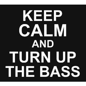   Turn Up the Bass Electronic DJ Dubstep Rave Vinyl Decal Sticker CUSTOM