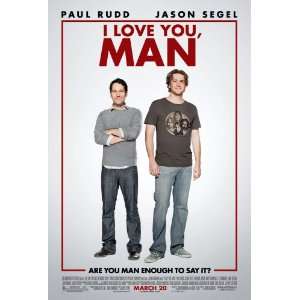    I Love You Man Original Movie Poster Paul Rudd