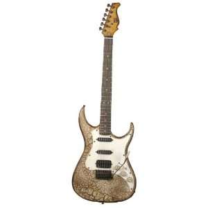  AXL Badwater SRO Electric Guitar, Â3/4 Size, Crackle 