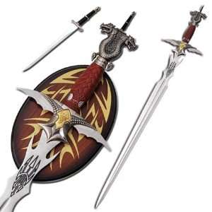  Kingdom of Hell Sword & Dagger with Plaque: Sports 