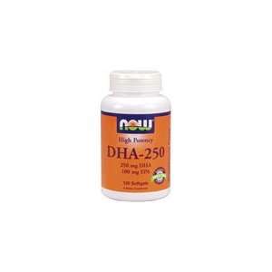 DHA 250 by NOW Foods   (120 Softgels) Grocery & Gourmet Food