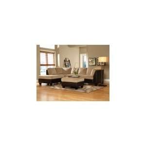  Royce   Brown Bella Two Tone Sectional Set by Homelegance 