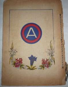 WWII 3rd ARMY US SOLDIER LEAVE GUIDE TO BAVARIA GERMANY MILITARY BOOK 