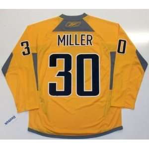  Ryan Miller Buffalo Sabres Yellow Rbk Jersey Reebok 