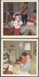Kodacolor Color Christmas Photos Little Boy w/ Red Toy Mattel O Phone 