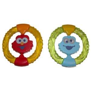  Baby Water Filled Teether 2 Pack Elmo & Cookie Monster 