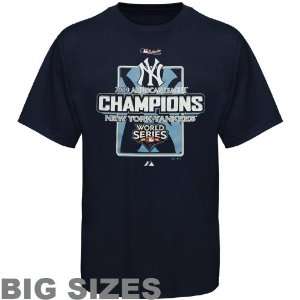 Majestic New York Yankees Navy Blue 2009 ALCS Champions Official 