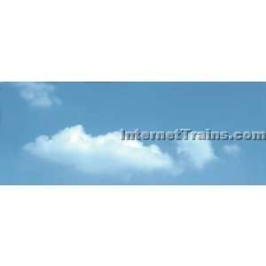    Railroad Scenes All Scales 38x13 Backdrop   Clouds #2 Toys & Games