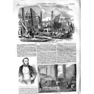   1854 Victoria Dock Plaistow Marshes Russell Sugar Mill