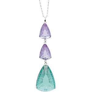  Lalique Ice Light 3 Elements Pendant   Lagoon Jewelry