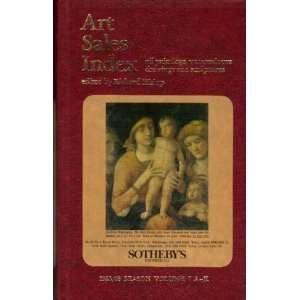   Art Sales Index 1985/86 Season Volume One A K: Richard Hislop: Books