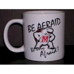  University of Maryland Terrapins Mug,jumbo Be Afraid, 20 