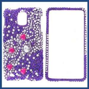   Infuse 4G Full Diamond Purple Galaxies Protective Case Electronics