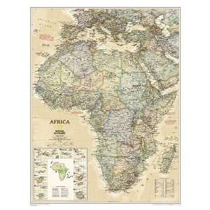   Geographic Maps RE01020431 Africa Executive Tubed Toys & Games
