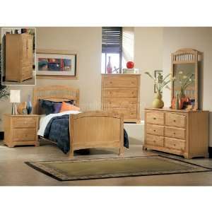  Homelegance Truckee Panel Bedroom Set (Maple) (Twin) 827 1 