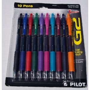   Ball, 10 pack , 31236 By Pilot l Ink Pens, Retractable Rolling Ball 10