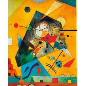 Wassily Kandinsky: 25W by 31H : Harmonie Tranquille CANVAS Edge #6 