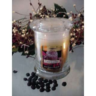 Cappuccino Scented 8 oz Status Rock Jar Wax Candle 