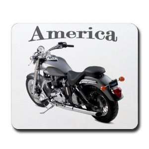  TRIUMPH AMERICA Motorcycle Mousepad by  Office 