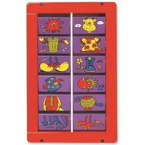  Funny Monster Mix & Match Wall Toy: Toys & Games