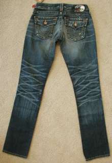 NWT True Religion Billy gold vintage jeans Pioneer  