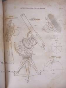 1820 ASTRONOMY ASTRONOMICAL INSTRUMENTS Amazing PLATES  