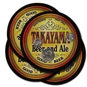  Takayama Beer and Ale Coaster Set
