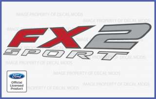 2008 Ford F150 FX2 SPORT Decals Stickers   F Truck Bed Side Full Color 