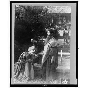  Baptism scene from the 1913 Italian silent film Quo Vadis 