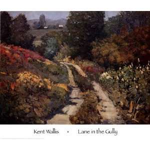  Lane In The Gully by Kent Wallis 32x27