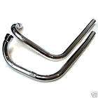 70 5957, 70 5958 TRIUMPH T120 TR6 1965 68 EXHAUST DOWN PIPES   HEADERS