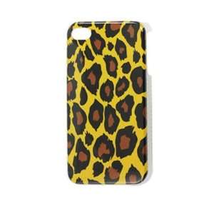  Gino Leopard Pattern IMD Back Case Cover Shell Yellow for 